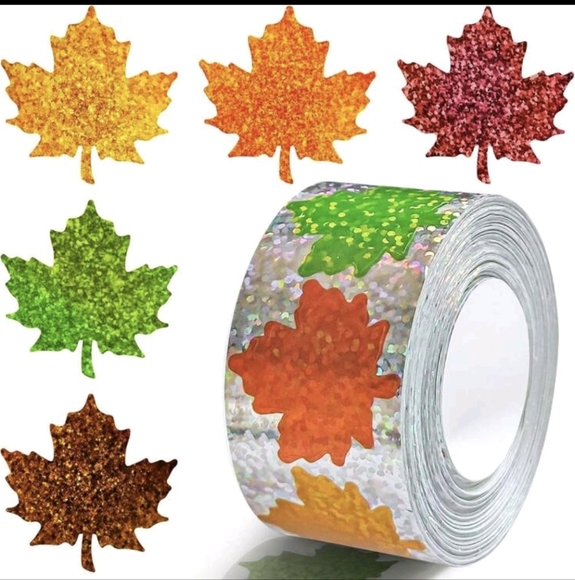 Other - Autumn Leaf Sticker Roll - 500